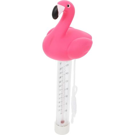 Floating pool thermometer, floating water thermometer, pool thermometer (Flamingo) (1/5)