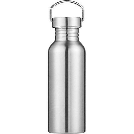 Bouteille isotherme de sport en acier inoxydable, conservant les eaux chaudes et froides, avec bouchon étanche, idéale pour les pique-niques, le camping et les voyages. (1/2)