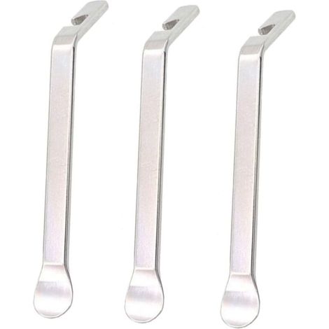 3pièces Levers De Pneu Acier pour Réparation De Pneus De Vélo Outil Pratique Et Portable pour Changer Les Pneus De Vélos De Route Et VTT (1/4)