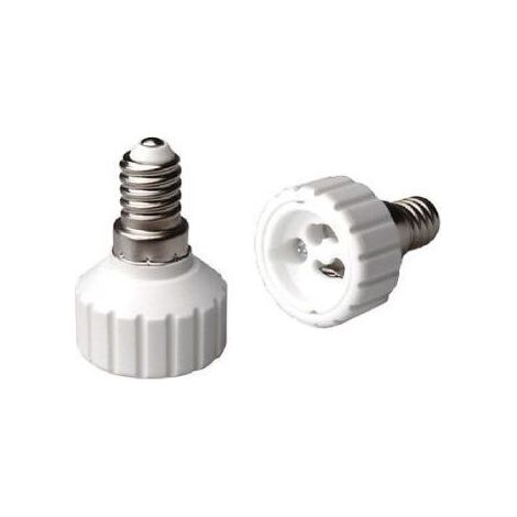Adattatore/Convertitore portalampada da E14 a GU10