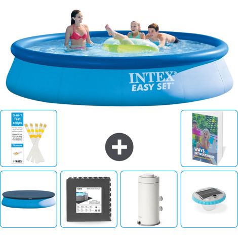 Intex Piscina Easy Set Rotonda - 396x84 cm - 7-pezzi S138 (1/5)