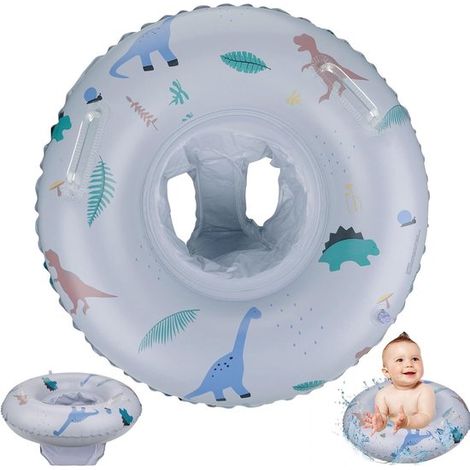 Flotador para bebé, aro de natación para bebé, aro de natación infantil con asiento – flotador inflable para bebés de 6 meses a 3 años (1/5)