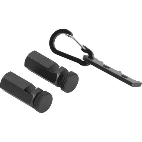 Gabarits d'escalier pour équerre de charpentier, butées hautes, gabarits de fixation antidérapants avec support, alliage d'aluminium noir (1/5)