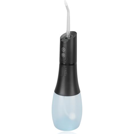 Hydropulseur dentaire sans fil, étanche, blanchissant, grande capacité, pour toute la famille (blanc) (1/5)