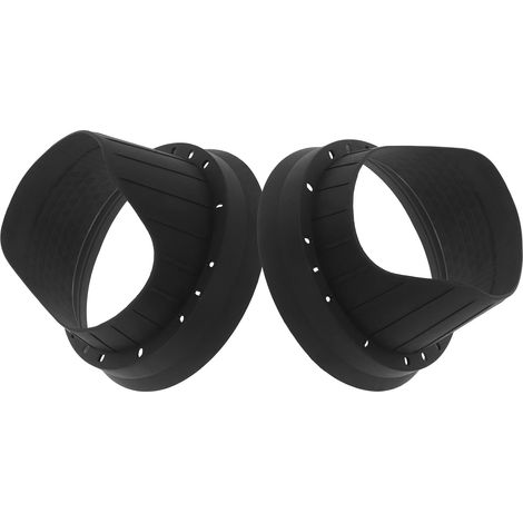 Couvercle de Haut-Parleur en Silicone Noir 2pcs pour Haut-parleurs de Voiture 6,5 Pouces Installation Facile et Isolation Phonique pour Stéréo Automobile (1/5)