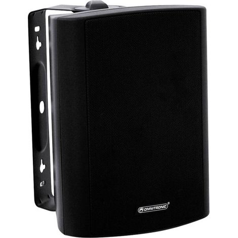 [NEUWERTIG] B-Ware OMNITRONIC Wandlautsprecher Universal ELA Lautsprecher Schwarz WPS-5S (1/2)