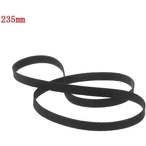 Courroie caoutchouc de remplacement pour platine vinyle, lecteur CD/DVD - 23,5 cm pliée - Haute qualité (1/4)