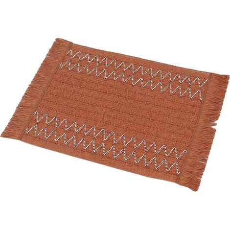 Sets de table décoratifs antidérapants et résistants à la chaleur, servant également de dessous de verre isolants pour la table à manger. (1/5)