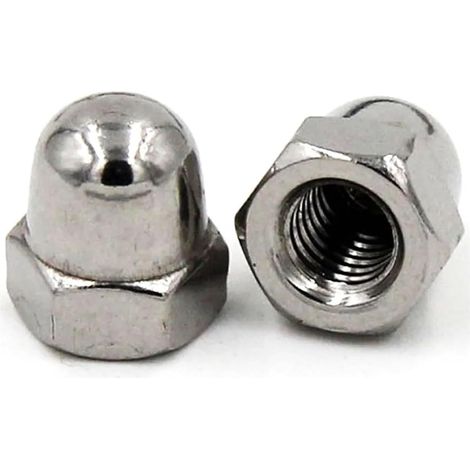 10/20/50 pièces Écrous hexagonaux en acier inoxydable 304 M3 M6 10 (1/5)