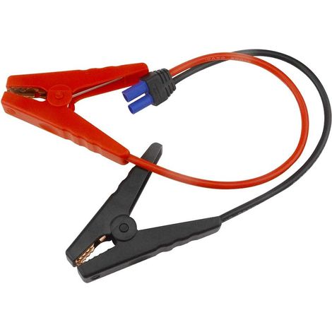 Câble de démarrage EC5 avec Pinces de Batterie, Pinces Crocodiles de Remplacement 12 V vers connecteur EC5, câble de démarrage de Voiture pour câble de Voiture Portable d'urgence 10 AWG (1/5)
