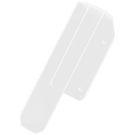 Porte-serviettes mural transparent en acrylique, barre porte-serviettes autocollante moderne pour salle de bain, cuisine, toilettes, sans perçage (1/5)