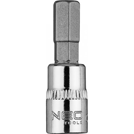 Embout hexagonal H7 sur douille 1/4", court, 37 mm (1/5)