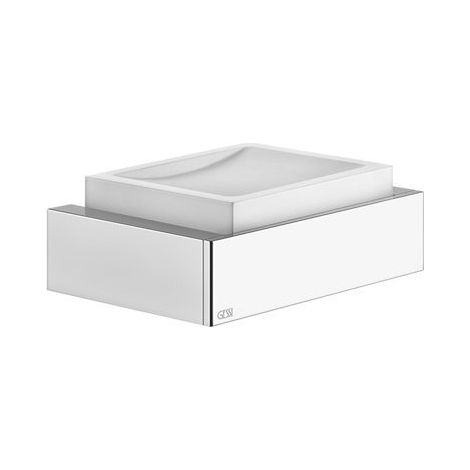 Accesorios Gessi Rettangolo jabonera de pared, plato blanco,