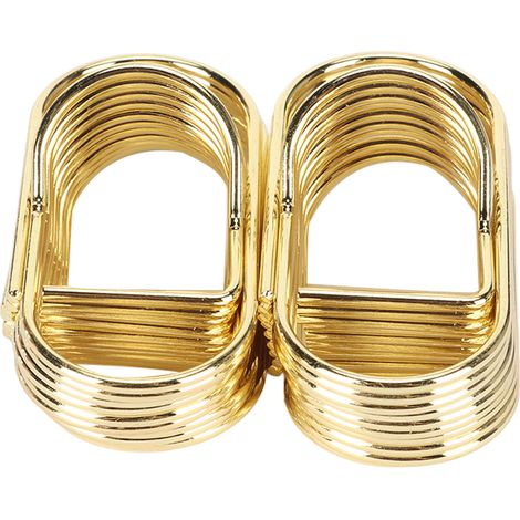 20 Porte-stylos métalliques dorés électroplaqués, clips robustes anti-rouille pour stylos, usage travail, étude, réunion (1/5)