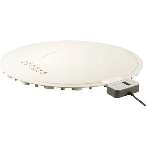 Plateau chauffant électrique, tapis chauffant pour buffet, chauffe-plats en silicone enroulable et portable avec 4 réglages de température, arrêt automatique et sécurité enfant, idéal pour les fêtes e (1/5)