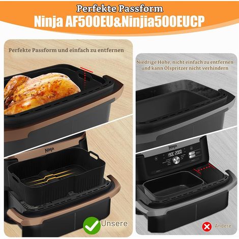 Accessoires Friteuse Air, Cocotte, Four, Plaque, Ninja, Silicone, Inox 304, BPA-Free, Robuste