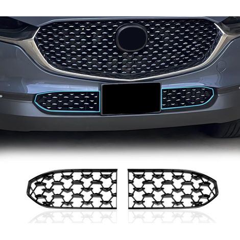 Frontgrill-Gitter, kompatibel mit Mazda CX-30 (2023–2025) – Auto-Außenzubehör, ABS-Material, 2 Stück, 31 cm (1/5)