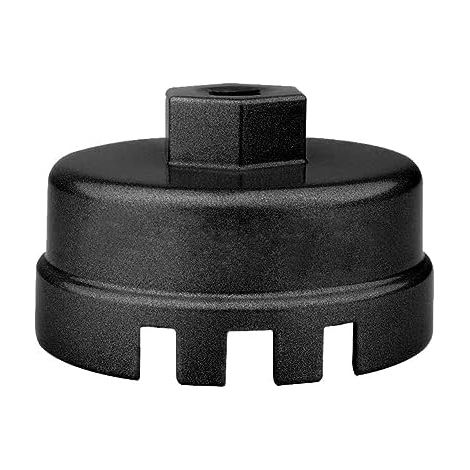 Outil de Retrait du Capuchon Pour Boîtier Filtre à Huile - Clé Universelle en Aluminium (Noir) Noir (1/5)