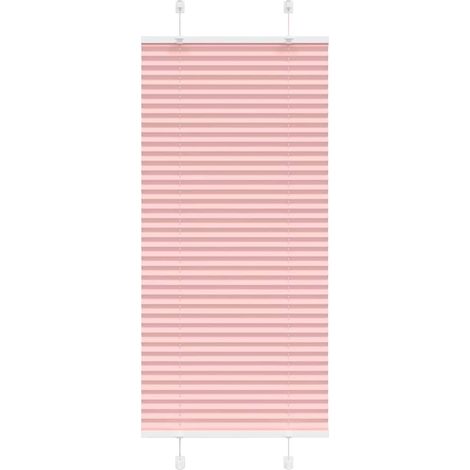 Plissee Rosa 60x100 cm Stoffbreite 59,4 cm Polyester