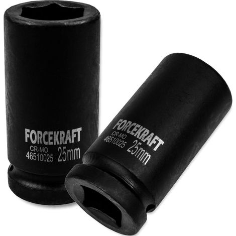 Bussola a impatto profonda FORCEKRAFT da 25 mm (3/4") a 6 punte