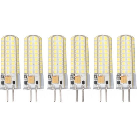 pieces GY6.35 LED bulb 7W AC DC12V 700lm 72 LEDs 360 degree LED masonry bulb for pendant lights and ceiling lights, white light (6000K-6500K) (1/4)