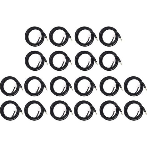 Adatto per 20 adattatori audio per auto AUX con connettore a 8 pin per HRV Swift Jimny