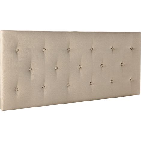 Testiera imbottita Turin 160x60 cm Beige