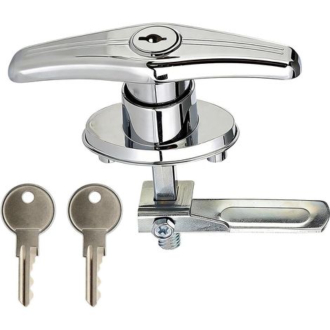 Serrure pour porte de camping-car de Zinc Haute Sécurité avec Clés  Verrou pour porte de caravane fourgon aménagé pour Sous-Sol, Transport de Chevaux, Cargo, Extérieur, (1/5)