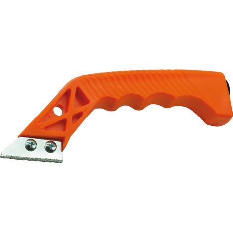 Gratte-joint manuel – Manche plastique ergonomique – 2 lames carbure de tungstène incluses – Pour enlever facilement les joints abîmés – Outil durable et précis