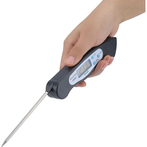 Thermomètre numérique portable et pliable pour aliments (°C/°F), thermomètre de cuisine, thermomètre de pique-nique, thermomètre de cuisson-AquaForge (1/3)