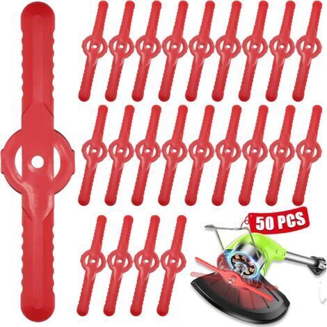 Lot de 50 lames de rechange pour tête de coupe en plastique (1/5)