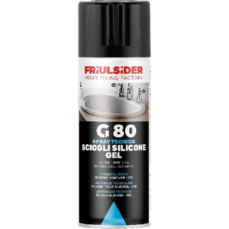 Sciogli silicone gel spray 400ml friulsider g8000
