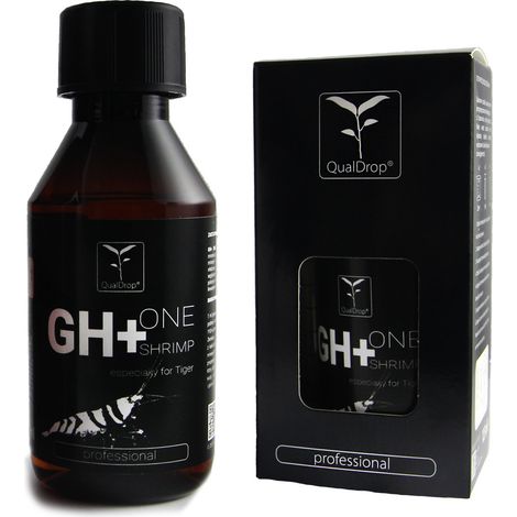 Mineralizador de ósmosis inversa QualDrop GH+ONE para camarones, 125 ml