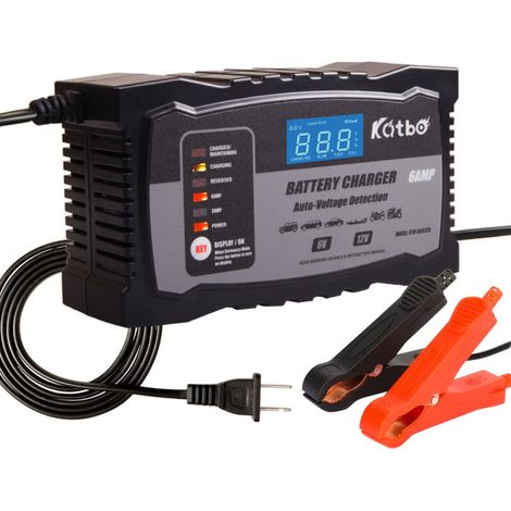 royaluxe -Le charg de batterie de véhicule électrique automatique, le support de charg flottant de batterie au plomb, convient aux motos, voitures, bateaux, tondeuses à gazon marines, ATV. (1/3)