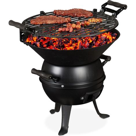 Barril de parrilla en hierro fundido