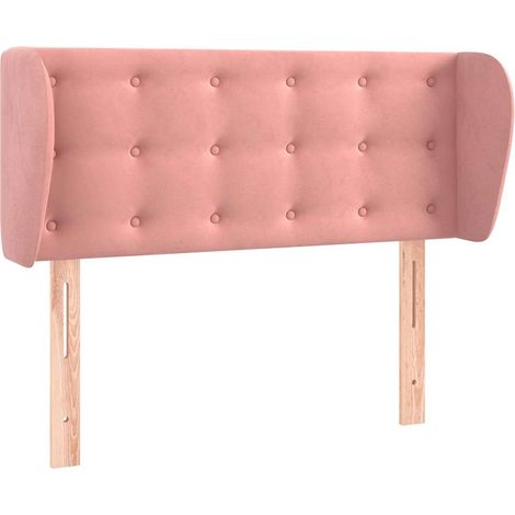 Maison Exclusive - Cabecero de terciopelo rosa 83x23x78/88 cm (1/5)