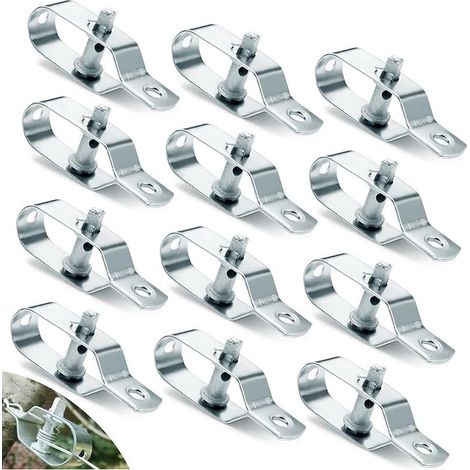 12 Pièces Tendeur Grillage Tendeur Cable Acier Galvanisé Tendeur Fil a Linge 95mm Tendeur Cloture pour Fil de Fer Grillage Cloture Grillage a Mouton Fil Barbelé Corde à Linge Cable Inox (1/5)