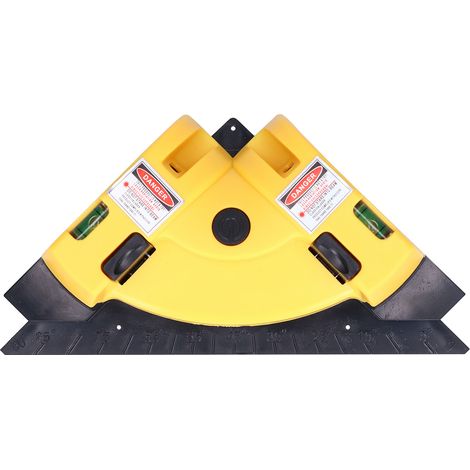 Niveau d'angle droit laser 90° vertical horizontal pour le traçage d'angles et l'arpentage (1/5)