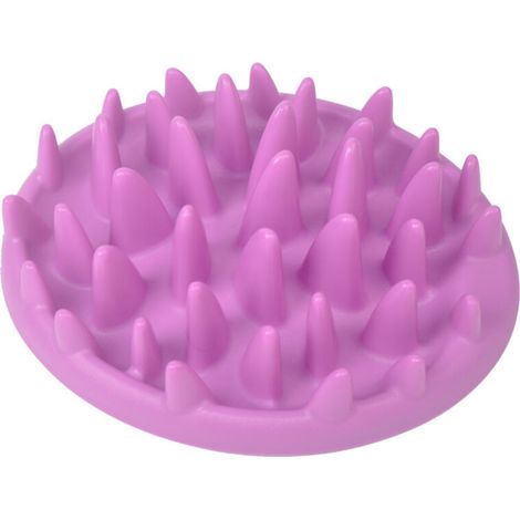 Gamelle Anti-glouton pour Chien et Chat - Évite de Manger Trop Vite (Violet) (1/4)