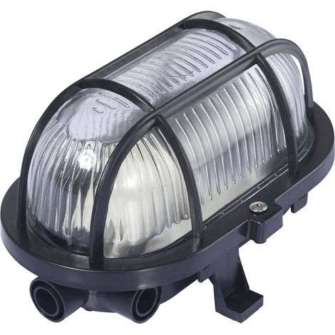 Sygonix Lampada impermeabile E27 60 W Nero