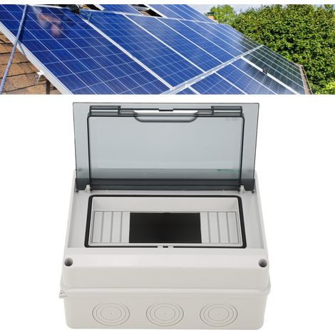 8-Kanal-Elektroverteiler-Schutzkasten, wasserdichter Außenverteilerkasten (IP65), Leitungsschutzschalter-Schutzkasten, Schutzkasten für Ladestationen (1/5)