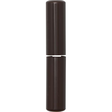 Aufsteckhülse flachrund für Einbohr Türbänder ø 14mm, Kunststoff schwarz (1/3)