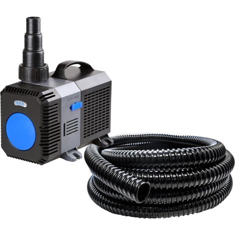Pompe bassin de jardin HYPER ECO 6000 l/h 40W + 10m de tuyau 32mm (1/5)