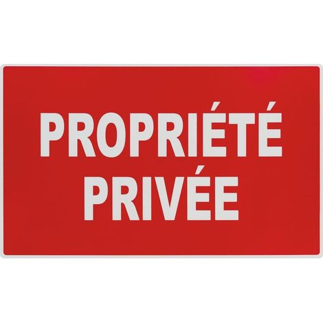 Panel rígido 330 x 200 mm Propiedad privada - Novap