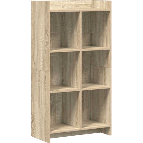 Bibliothèque Chêne Sonoma 59 x 30 x 111 cm Bois d'ingénierie vidaXL (1/5)