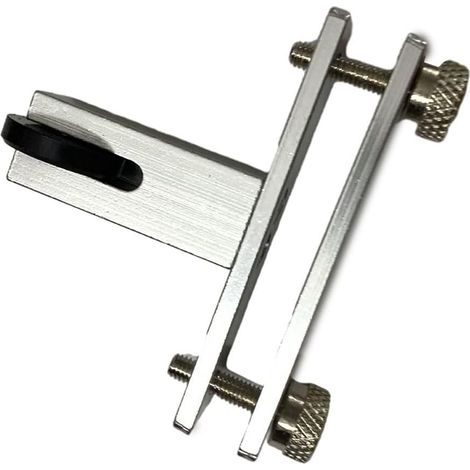 Mantenimiento sencillo de violines con herramientas de reparación de puente ajustables para luthiers (plata) (1/4)