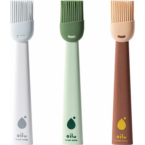 Pièces Pinceaux à Patisserie Pinceau Alimentaire Pinceau Cuisine Brosse à Huile pour Barbecue en Silicone Résistant à la Chaleur pour La Cuisson Au Barbecue Le Barbecue La Marinade De Cuisine (1/5)