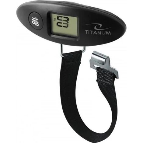 Zaino in spalla con bilancia per bagagli in titanio