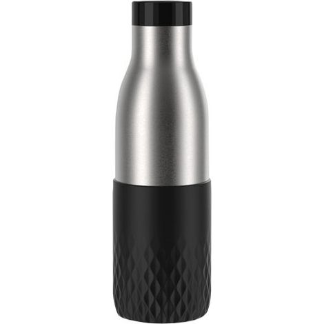 EMSA Bludrop Sleeve N3110500 gourde Fitness, Sports 500 ml Acier inoxydable Noir, Acier inoxydable (1/3)