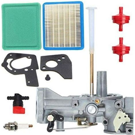Largeight – Carburateur de rechange pour moteurs Briggs & Stratton – Compatible avec moteurs 5HP – Kit d'installation inclus – Numéros de pièce 498298, 692784, 495951 (1/5)